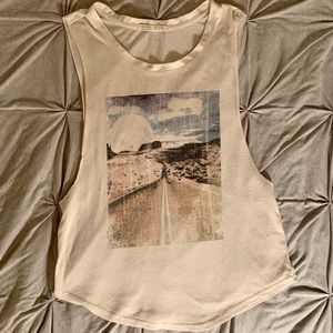 Graphic muscle tank